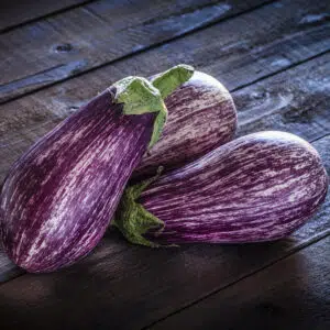 AUBERGINE BLANCHE RONDE A OEUFS AB